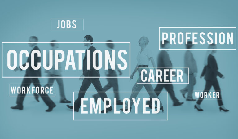 Occupations Career Employment Recruitment Position Concept